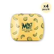 IMPACT MINTS - 德爽 IMPACT MINTS - 德國無糖薄荷糖 70粒 - 蜜瓜味 X 4