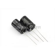 Free shipping 200 pcs 1000UF25V electrolytic capacitor 1000UF/25V 1000UF 25V 10x17mm new original
