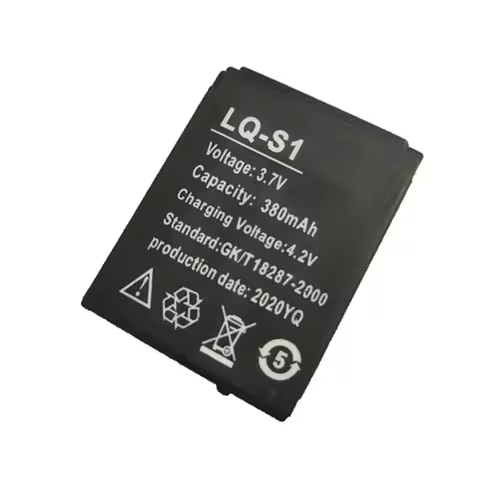 1-4PCS LQ-S1 3.7V 380mAh Rechargeable Lithium Battery For Smart Watch AB-S1 HLX-S1 DZ09 DJ-09 W8 A1