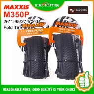 【READY STOCK】 1PC MAXXIS M350 FREE FLOW Tyres MTB Bike Bicycle tires 26x1.95 27.5x2.1 Foldable Tire Anti Puncture 60TPI Bicycle Accessories