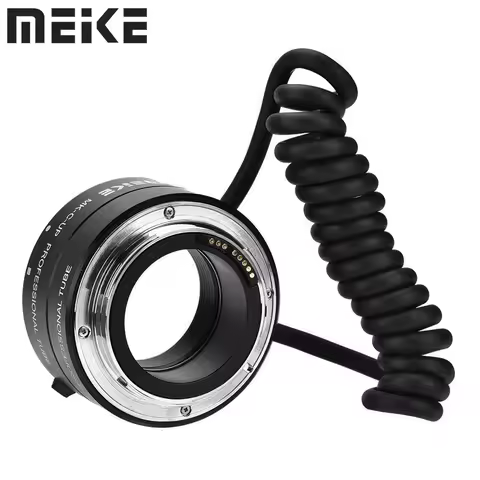 Meike MK-C-UP Electronic-macro Auto Focus Extension Tube & AF Confirm Reverse Adapter Ring for Canon