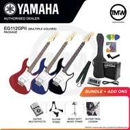 Yamaha Electric Guitar Package EG112GPII Gigmaster Black Red Blue Amplifier Strap Pick Tuner