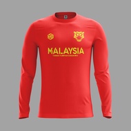 [READY STOCK] Malaysia ''Harimau Malaya" Jersey Red/Yellow - LONGSLEEVE