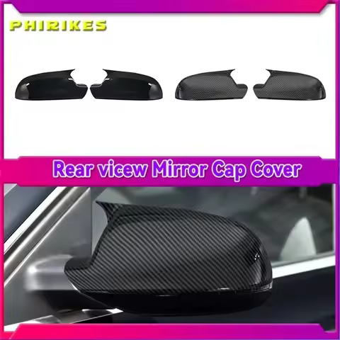 2 carbon fiber style rearview mirror covers For Audi A4 A5 S4 S5 B8.5 RS3 RS4 RS5 A3 8P B8.5