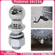6000 lbs 2" Chrome Stainless steel Tow Hitch Ball for Motorcycle Trailer Hitch Couplers Mount