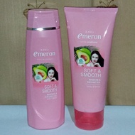 PAKET HEMAT EMERON SHAMPOO  DAN CONDITIONER SOFT SMOTH 170ML