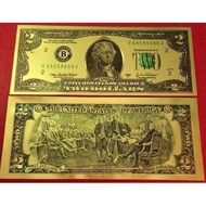 Combo 10 sheets of 2USD, 100 USD Plastic