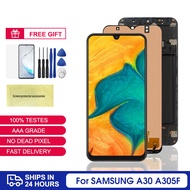 For Samsung Galaxy A30 A305 LCD A305F A305FD Touch Screen Digitizer Assembly Samsung A30 LCD