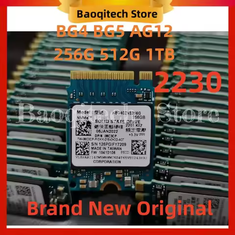 Original For Toshiba KIOXIA BG4 128G BG5 BG6 AG12 256G 512G 1TB SSD 2230 PCIe 3.0x4 Gen 4X4 NVMe M.2