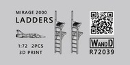 1/72~WANDD樹脂套件~國軍Mirage幻象2000戰鬥機的登機梯(2組)