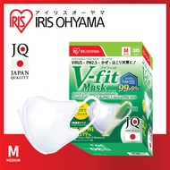 หน้ากากอนามัย ไอริส โอยามะ IRIS OHYAMA V-fit สวมใส่สบาย กระชับใบหน้า ป้องกันเชื้อไวรัส VFE และฝุ่น 2.5PM แบบกล่อง 30 ชิ้น