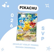 Pikachu AR Scarlet Violet 026/SV-P Pokemon TCG Indonesia