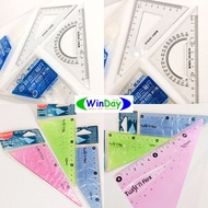 Ruler Set 60 Degree Angle Wood