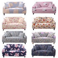 Stretch Floral 1/2/3/4 Seater Sofa Cover Elastic Plaid Universal Slipcovers L Shape Sectional Removable  Couch Covers