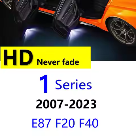 HD 2Pcs LED Car Door Projector Welcome Light For BMW 1 Series 118i 120d 135i 125i E87 F20 F40 2007-2
