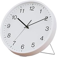 Nitori 8172771 Silent Second Hand Hanging Clock SW Diameter 12.2 inches (31 cm), White
