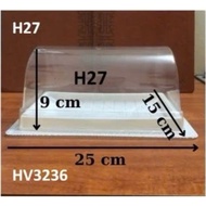Box H27, large size H27 domed lid box, box for rolled sponge cakes, cakes of 100