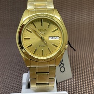 [TimeYourTime] Seiko 5 SNKL48K1 Automatic Gold Dial Stainless Steel Men Analog Casual Watch