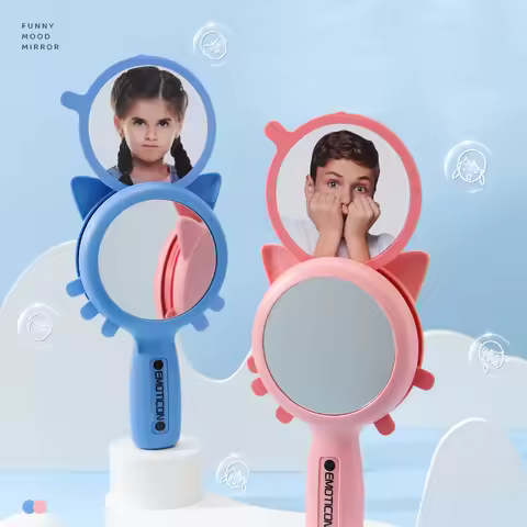 Children's Puzzle Enlightenment Early Learning Mirror Funny Emotional Imitation Expression Ability C
