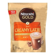 NESCAFE GOLD CREAMY LATTE 12X31G