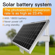 Vstarcam ชุดแผงโซล่าเซลล์+แบตเตอรี่ 60W 30AH รุ่น 6030