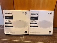 Philips LED 筒燈白光 兩個