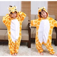 NEW GIRAFFE CAT KIDS COSPLAY PAJAMA IMPORTED ONESIE COSTUME