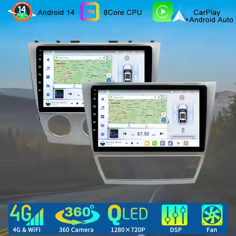 Android Car Radio For Toyota Camry 6 XV40 2006-2011 Multimedia Player CarPlay Android Auto GPS Bluet