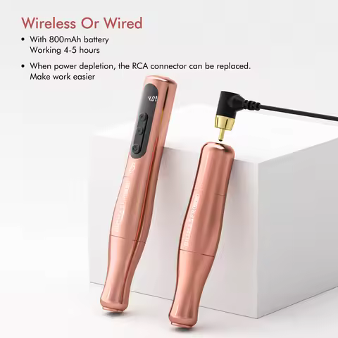 BIOMASER P90 Pro Wireless Rotary Rechargeable PMU Tattoo Machine Permanent Makeup Microblading Eyebr