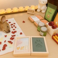 Pet Commemorative Foot Shape Mold Removal Ink Pad Commemorative Mold Removal Insole Paw Print Box Fo