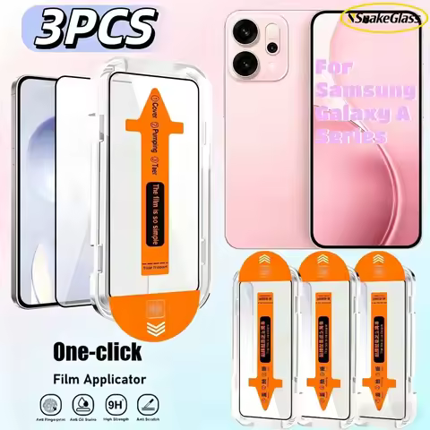 Dust-Free HD Tempered Glass for OPPO Samsung Galaxy A55 A71 A56 A41 A35 A17 A16 A04 Screen Protector