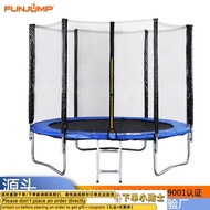 Contact seller】ift】 Outdoor Large Trampoline Adult Bounce Bed with Safety Net Commercial Children In