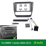9 Inch Car Fascia Frame Adapter Canbus Box Decoder For BMW 1 Series E81 E82 E87 E88 Android Radio Da