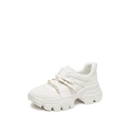 <Cypher> Staccato X-WOMEN Womens Retro Sneakers รองเท้าผ้าใบผู้หญิง พื้นหนา เพิ่มความสูง ECE41