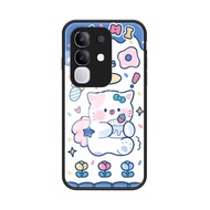 Vivo Y29 4G 2025 Cute Cartoon TPU Tempered Glass Pattern Phone Case For Vivo Y29 4G Y 29 Y39 Y 39 Y1