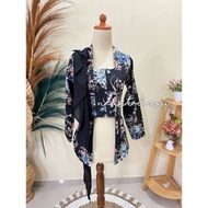 Floral Kebaya, Kutubaru - Marriot Model, Free Shawl