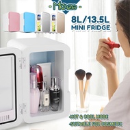 MIKAZE - MINI REFRIGERATOR 8L/13.5L Portable Dual Use Freezer&amp;Warmer Outdoor Mini Fridge, Sejuk&amp;Panas Fungsi Peti Sejuk