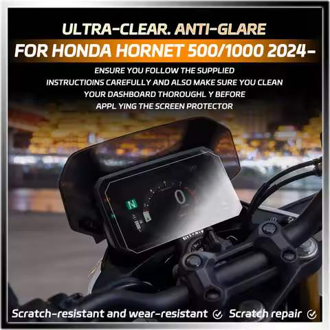 HONDA HORNET 500/1000 FOR HONDA HORNET 500/1000 2024 Motorcycle Scratch Cluster Screen Dashboard Acc