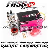 [ FASSTEK EGO RACING PWK POWERJET CARBURETOR ] 28MM 30MM 32MM 34MM CARB CABURETOR POWER JET KEIHIN R