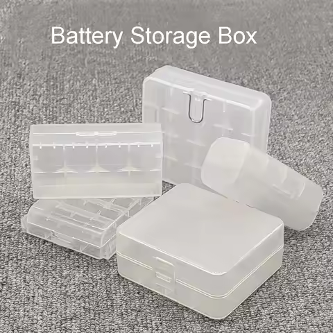 18650 20700 21700 26650 Battery Storage Box Hard Case Holder 4AA 4AAA Rechargeable Battery Power Ban