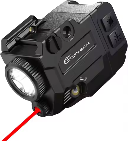 Red Laser Sight Compatible with Picatinny Rail fit Pistol Glock Full Size Rechargeable Handgun Red L