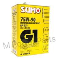 SUMO Gear Oil 75w90 G1 Synthetic Manual Gear Oil 4Litre Gear Box Oil Minyak Gear Oil Manual