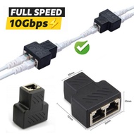 RJ45 Cat6 10Gbps Female-Female Lan Cable Connection Connector Not Splitter
