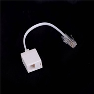 [CURUI] RJ11 6P4C Female To Ethernet RJ45 8P8C Male F/M Adapter Converter Cable Phone {curiobeauty}
