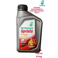 ( 100% ORIGINAL ) PETRONAS SPRINTA F700 15W-50 SEMI SYNTHETIC F900 4T MOTOR ENGINE OIL MINYAK HITAM ( 1L )