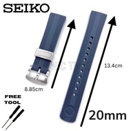 (Original) Seiko Blue Silicon Strap for SPB149J1 (20mm ) / R03E012J0