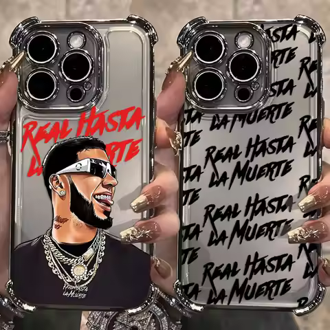 Anuel AA rapper Hot Plating Case For Oppo A3x A3 A2 A98 A79 A78 A58 A38 A18 A97 A57 A76 A36 A96 A17 