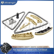 Timing Chain Kit For 2015- 204DTA  AJ20D4 2.0 L T L4 Diesel Jaguar E-pace Fpace Xe Xf Land Rover Def