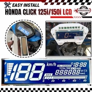 HONDA CLICK LCD ONLY/Click 125 V2/Click 125 V3/Click 150 V2/Click 160 Speed Digital Screen Modify