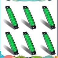 6Pcs LED Marine Boat Lights Marine Courtesy Light Strip Deck Transom Cockpit Navigation Lighting Wat